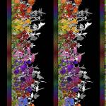 Rainbow of Jewels - Bordüre - 1 Stück = 2,60 Meter