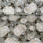 Ophelia - weiße Blüten auf graubraunem Grund