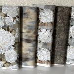 Ophelia - weiße Blüten bordürenartig - 1 Stück = 2,30 Meter