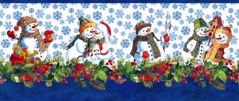 A Year of Art - WINTER Bordüre