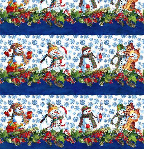 A Year of Art - WINTER Bordüre