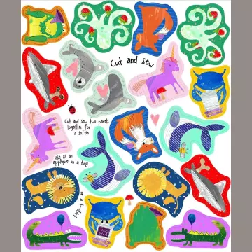 ABC´s of Color - Tiere Panel