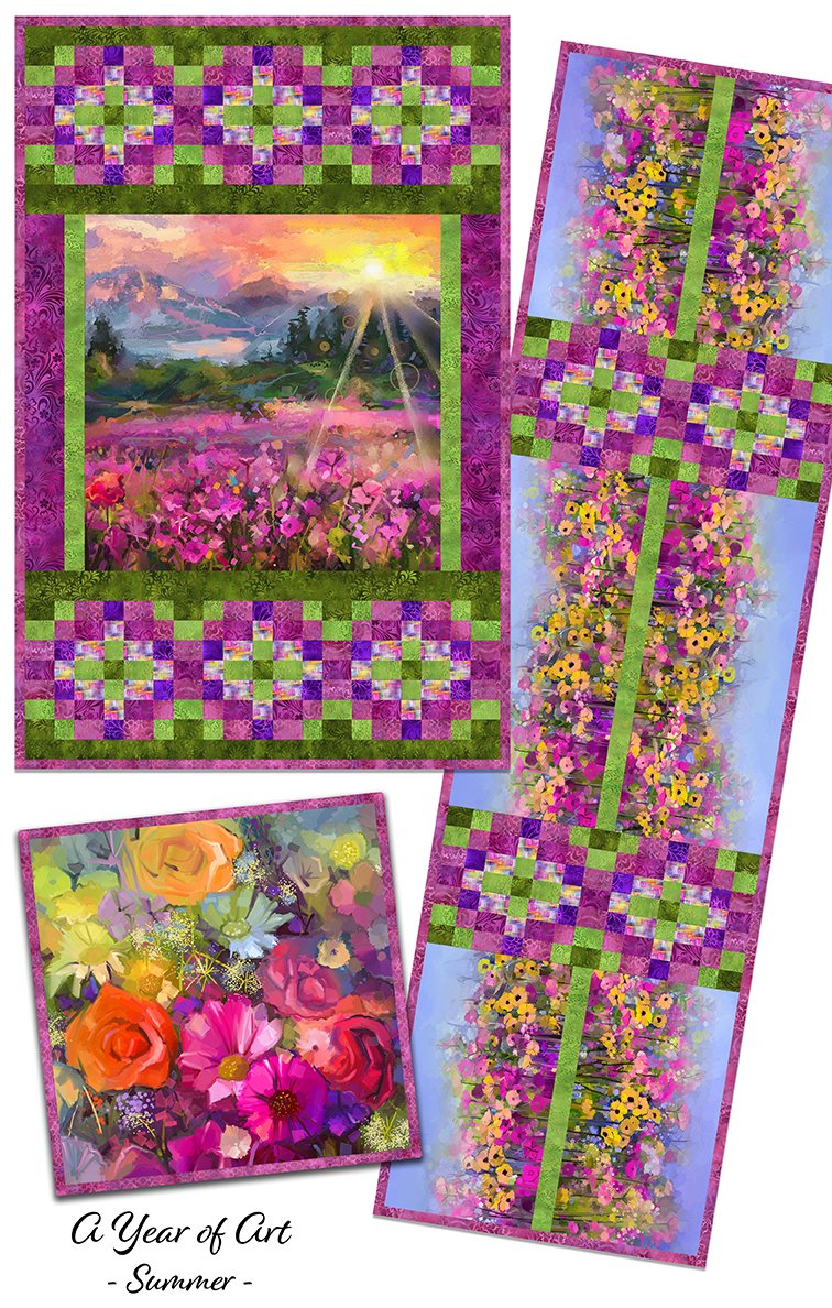 SUMMER - A Year of Art - Quilt Kit