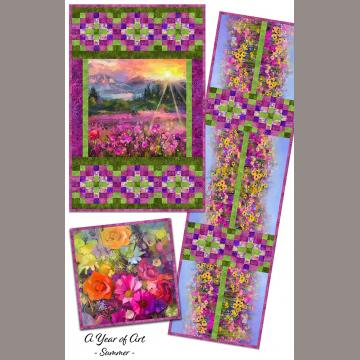 SUMMER - A Year of Art - Quilt Kit