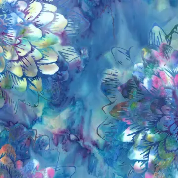 Bali Handpaint - Dahlia Cornflower