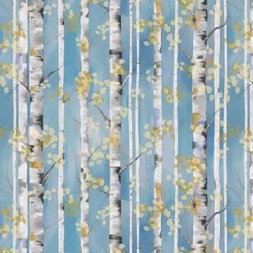 Behind Blue Eyes - Birch Trees