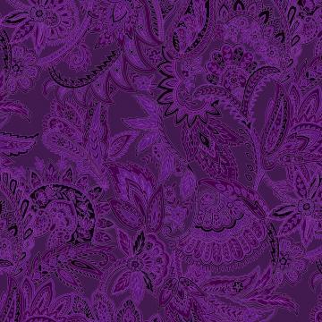 Paisley magenta - Maison