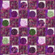 Halcyon II - Travels Quilt Kit MAGENTA