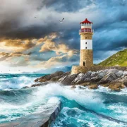 Coastal Guardians - Leuchturm Panel