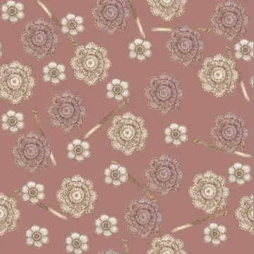 Cosy Knit - Häkelblumen rose