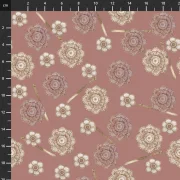 Cosy Knit - Häkelblumen rose