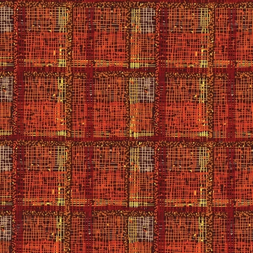 Crosshatch Orange - Bernatextures