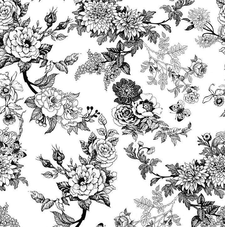 Decoupage - Toile black