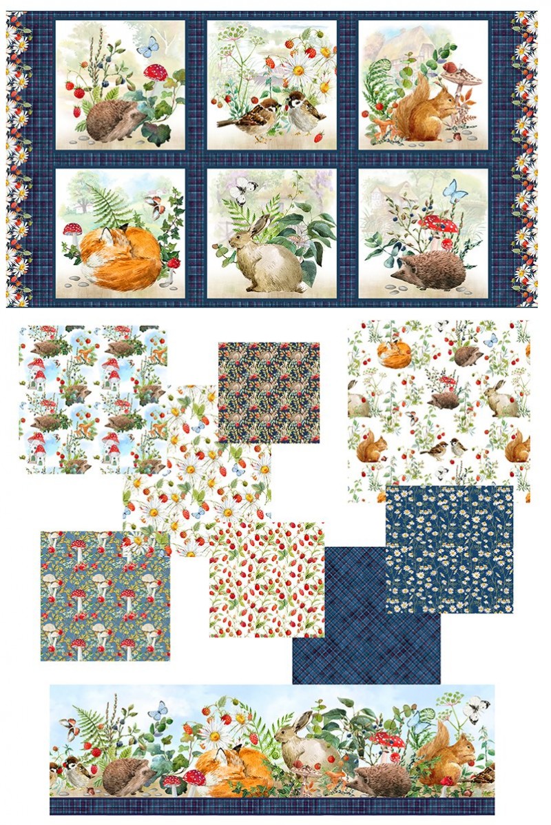 Hedgehog Hollow - Quilt Kit