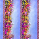 A Year of Art - SUMMER Bordüre - 1 Stück = 3,00 Meter