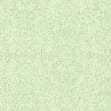 Etched Tulips - Dotted Damask Light Green - 1 Stück = 2,30 Meter