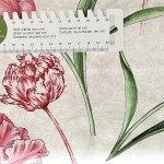 Etched Tulips creme