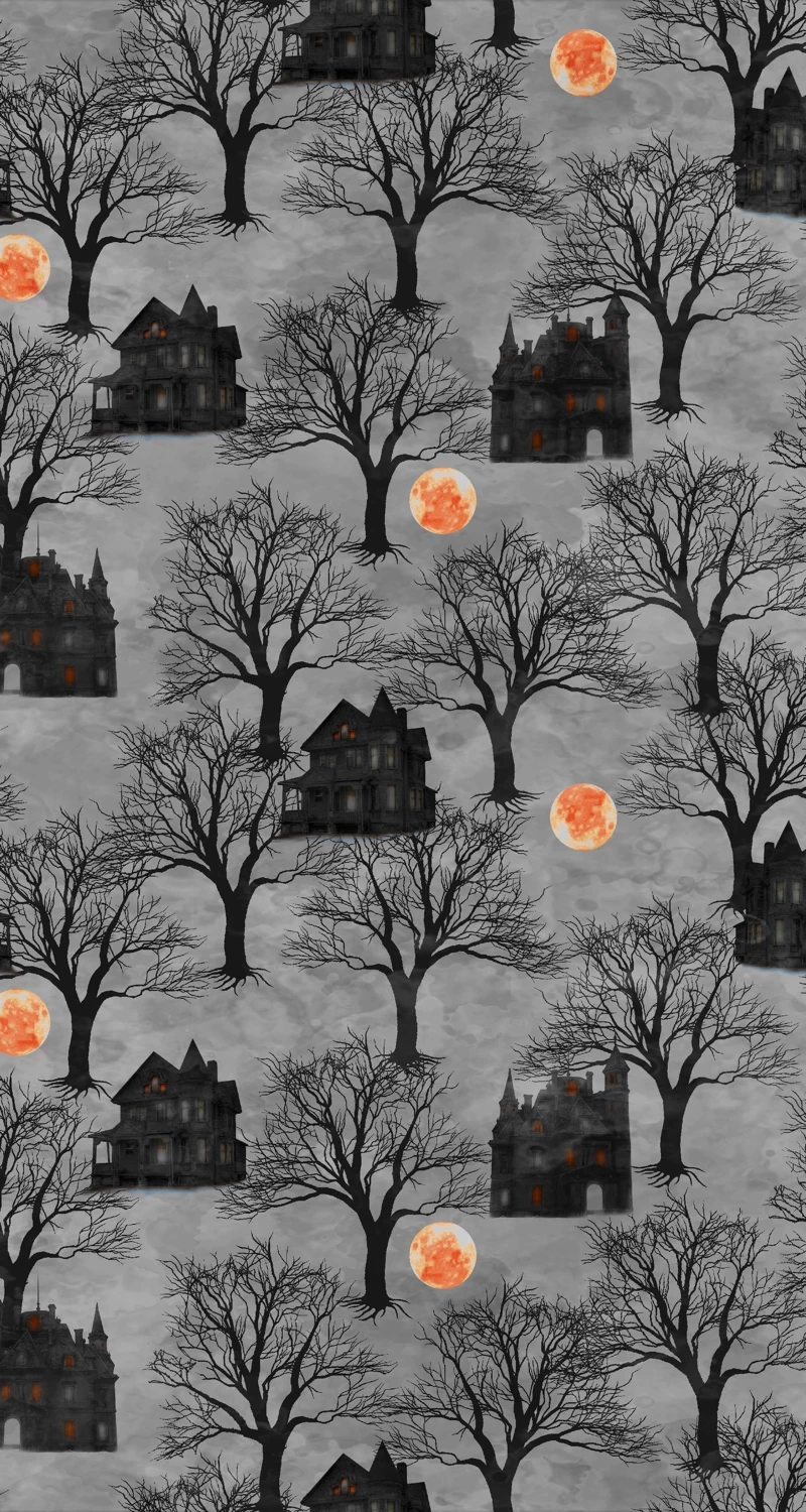 Full Moon - Haunted House - Shadow