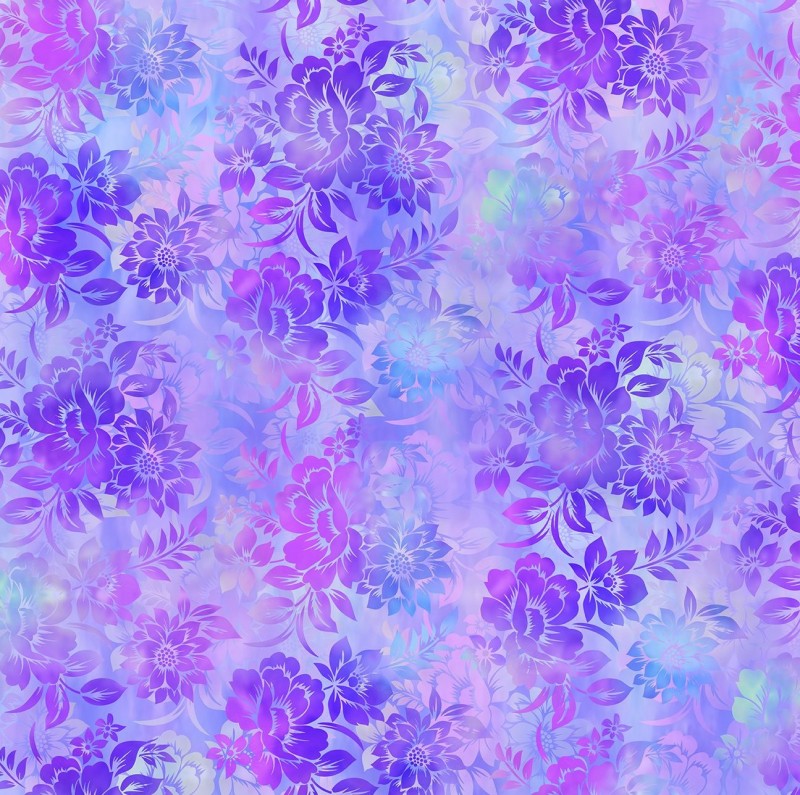 Garden of Dreams II - Floral Dreams Purple