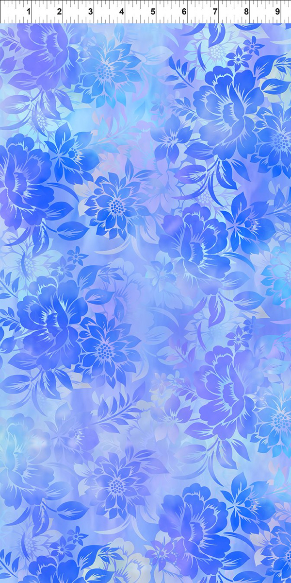 Garden of Dreams II - Floral Dream Blue