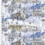 Here Comes Santa - Snowy Village