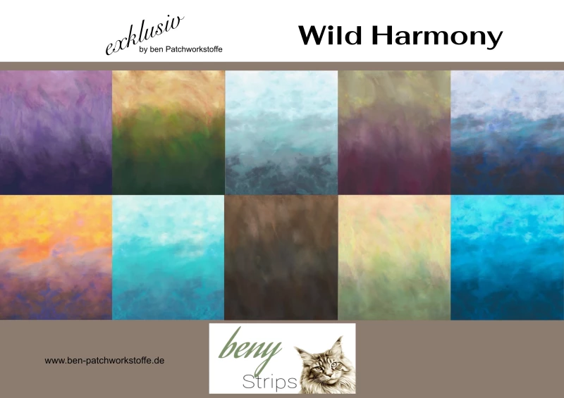 Wild Harmony - Quilt Kit (Patchwork Magazin 06/24)