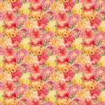 Morning Blossom - Chrysanthemen Blüten allover