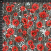 Poppy Meadow - Poppy Charcoal multi