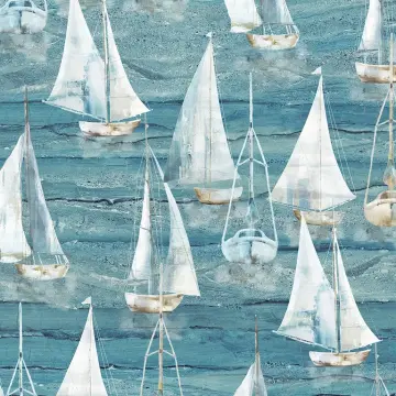 Smooth Sailing - Segelboote blau
