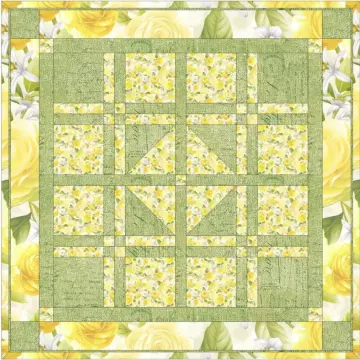 Lemon Bouquet Mitteldecke - Quilt Kit