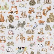 Together is Better - One-Way Packed Animals - soft grey