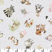 Together is Better - One-Way Packed Animals - soft grey