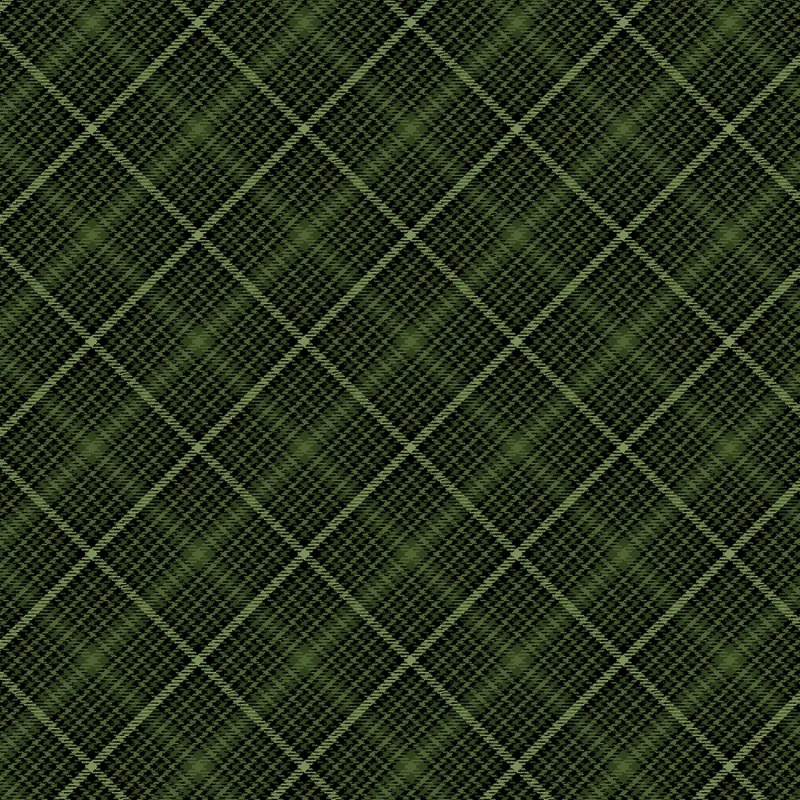 Winter in the Pines - Festive Tartan dark pine