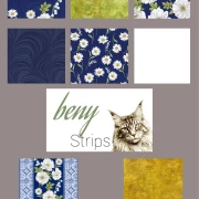 beny Strips Blue & White