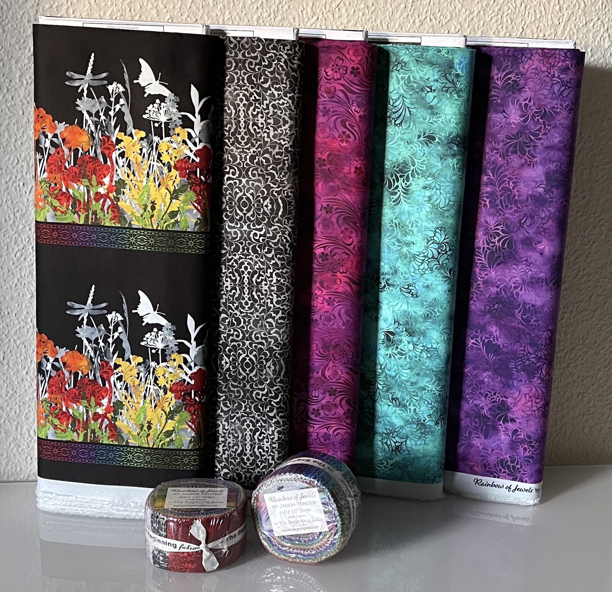 Rainbow of Jewels - Bordüre - 1 Stück = 2,60 Meter