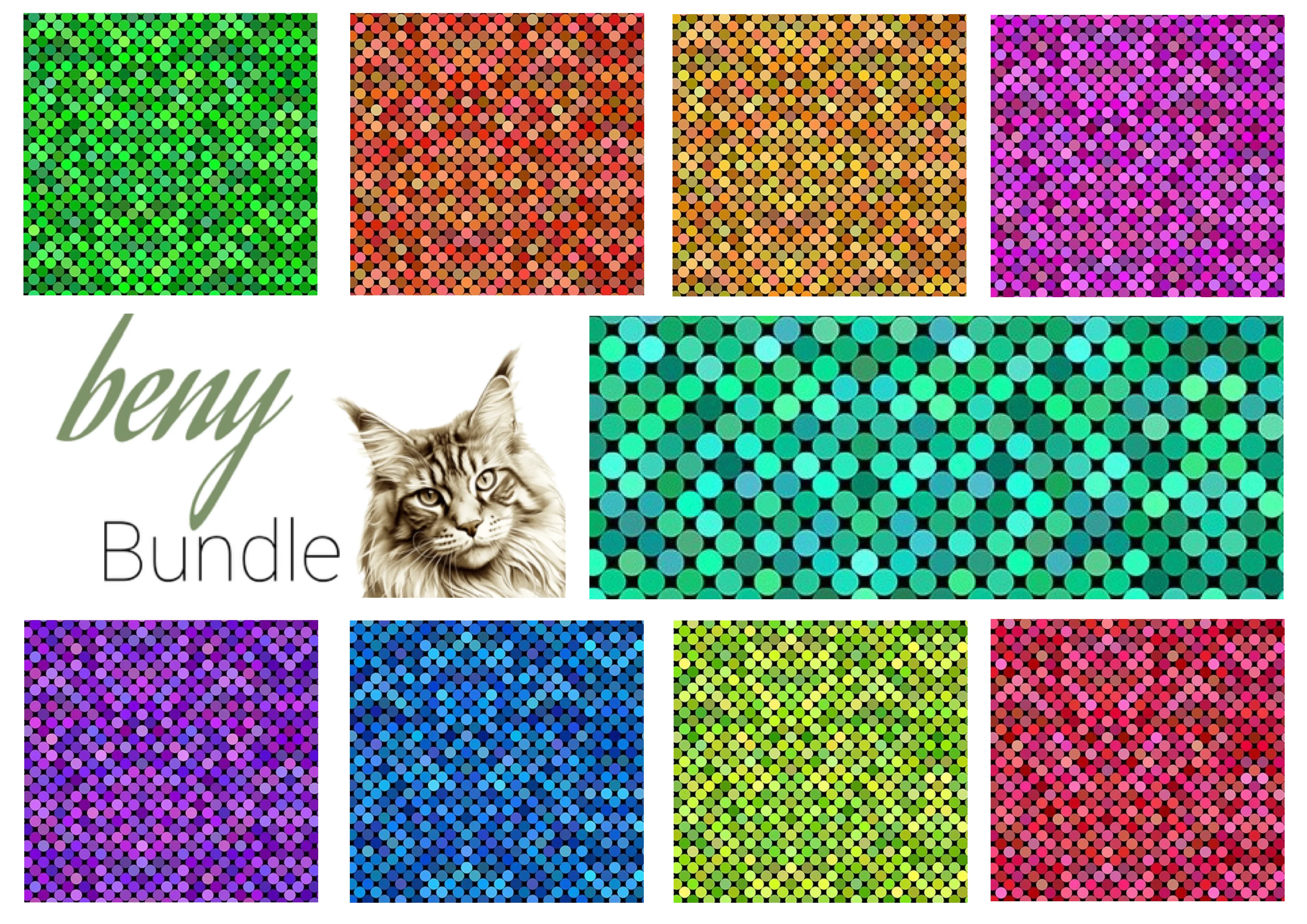 Colorful Dots - Fat Quarter Bundle