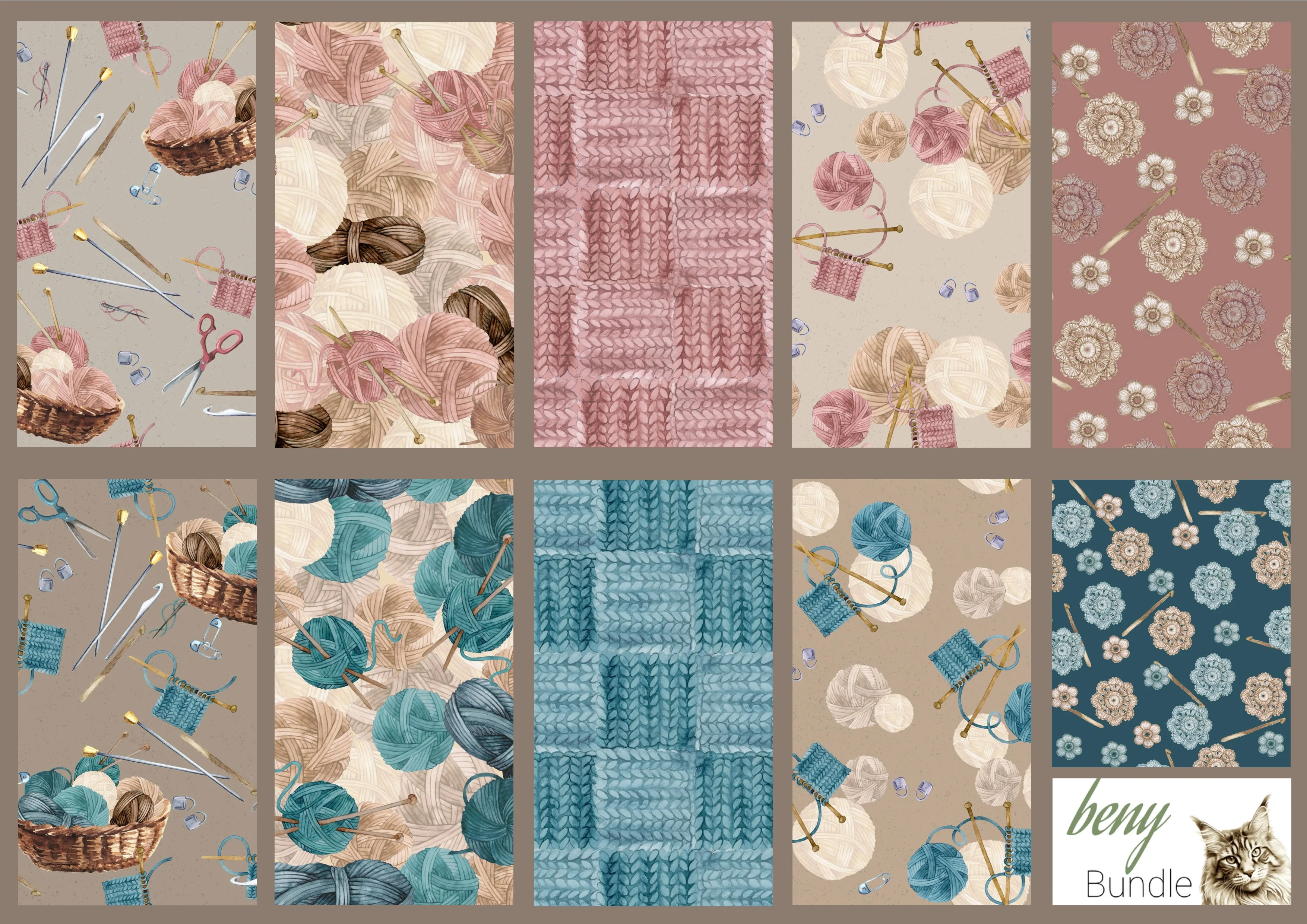 Cosy Knit - Fat Quarter Bundle