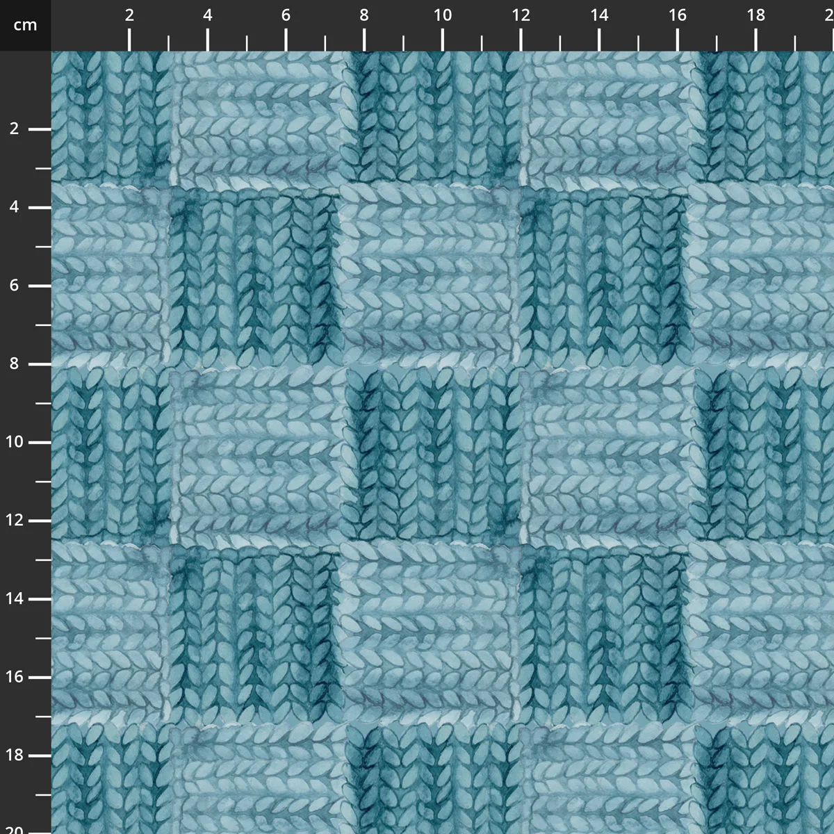 Cosy Knit - Strickstück teal