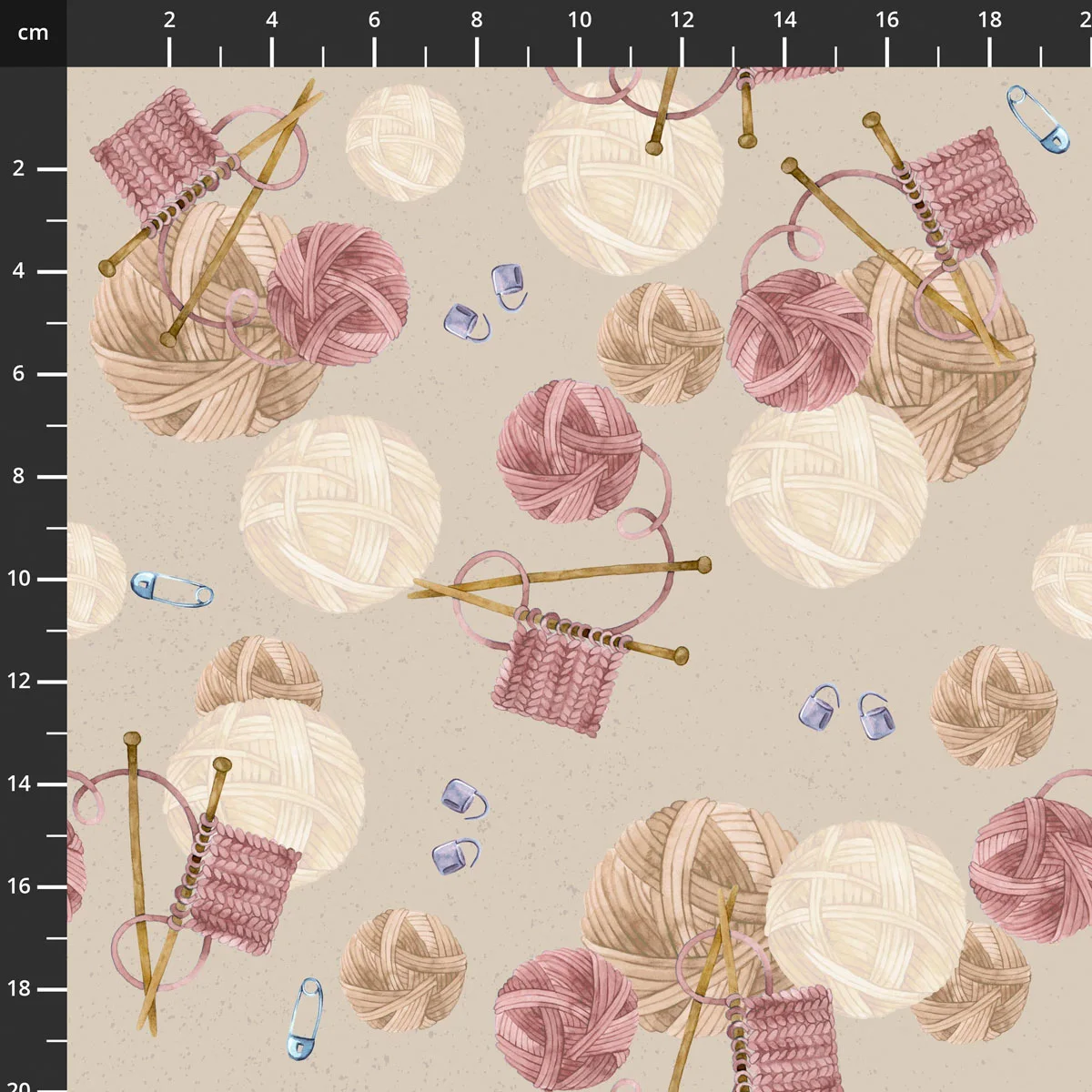 Cosy Knit - Wollkorb rose