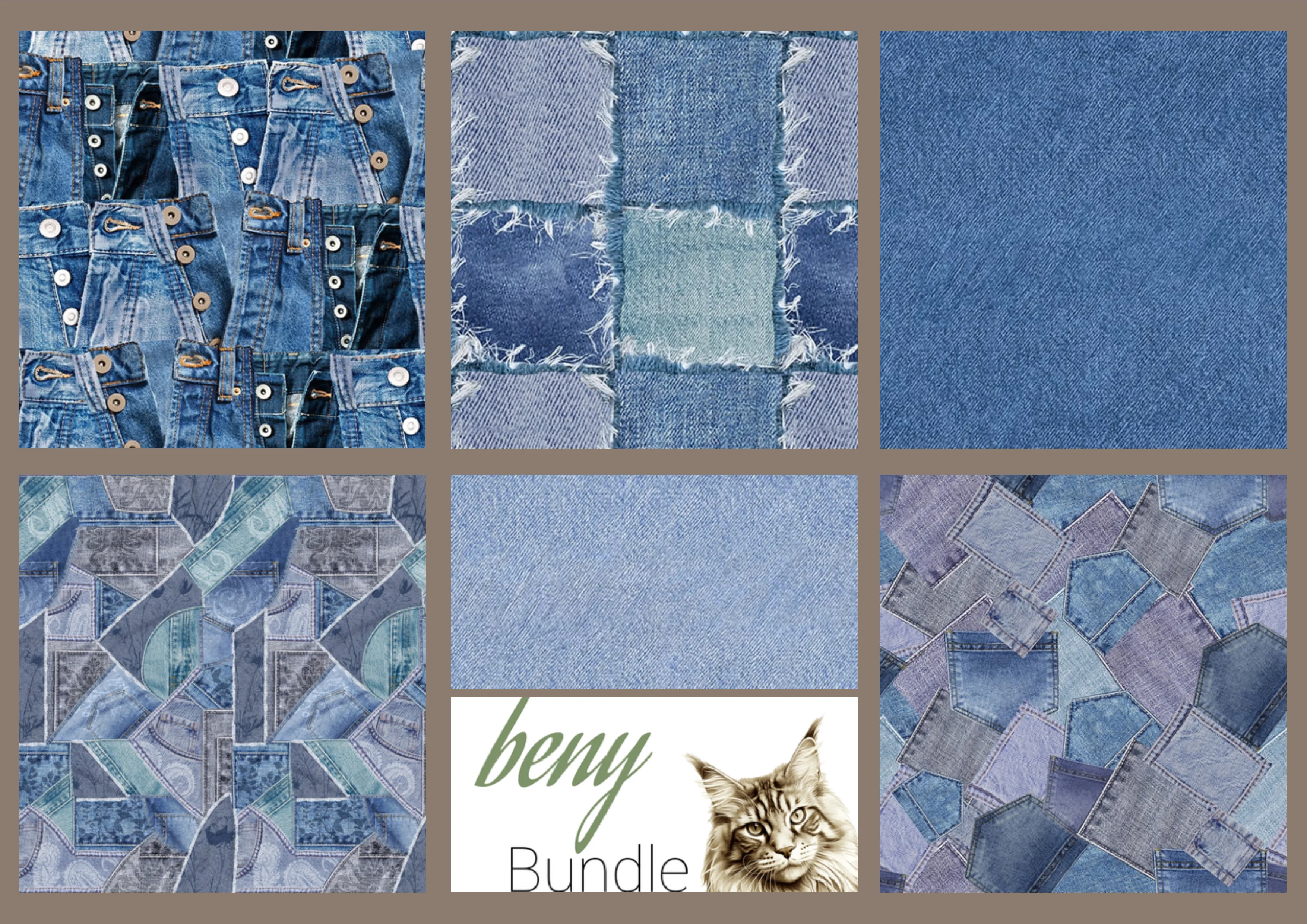 Denim Friendly - Fat Quarter Bundle