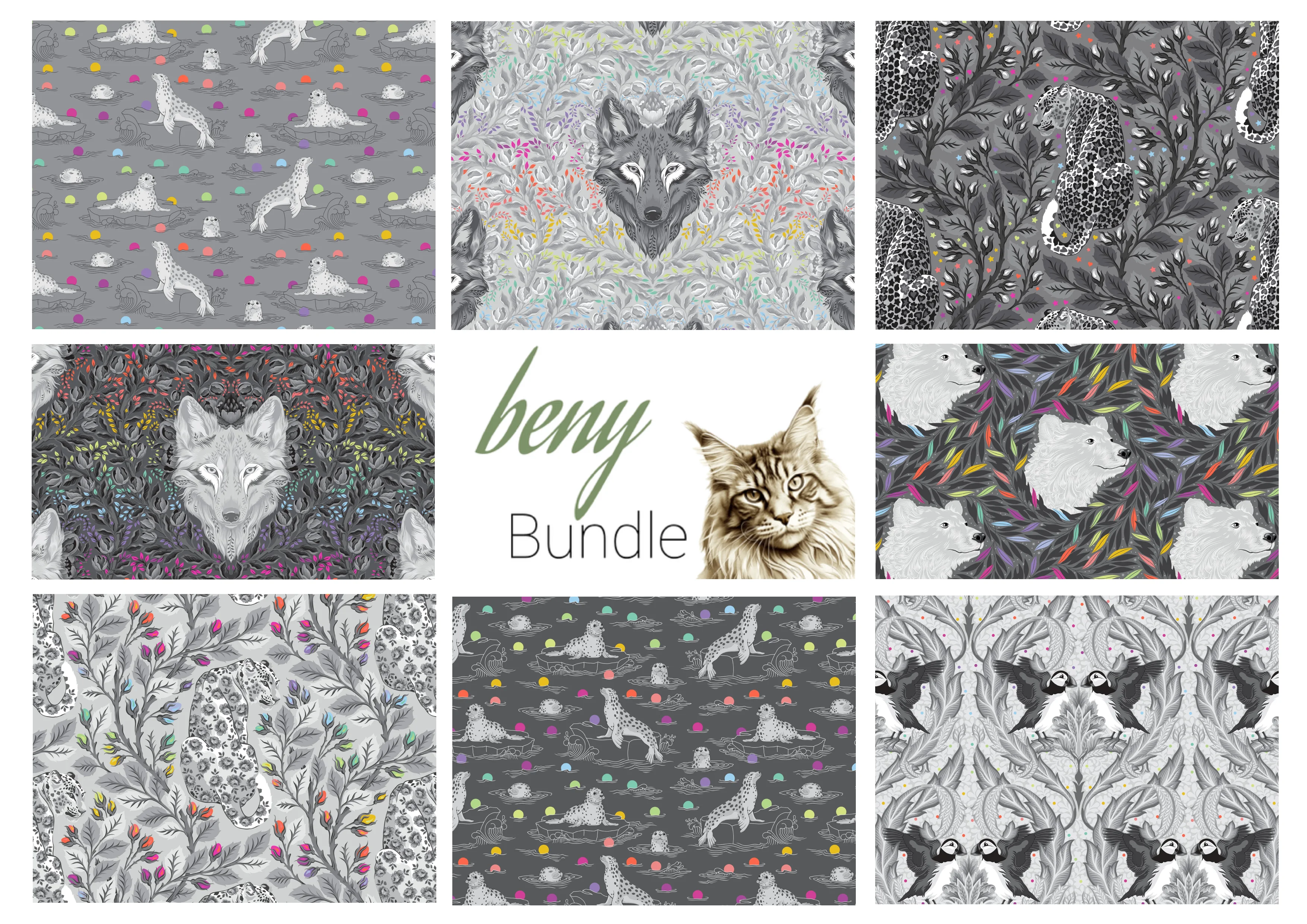 Graywork - Fat Quarter Bundle