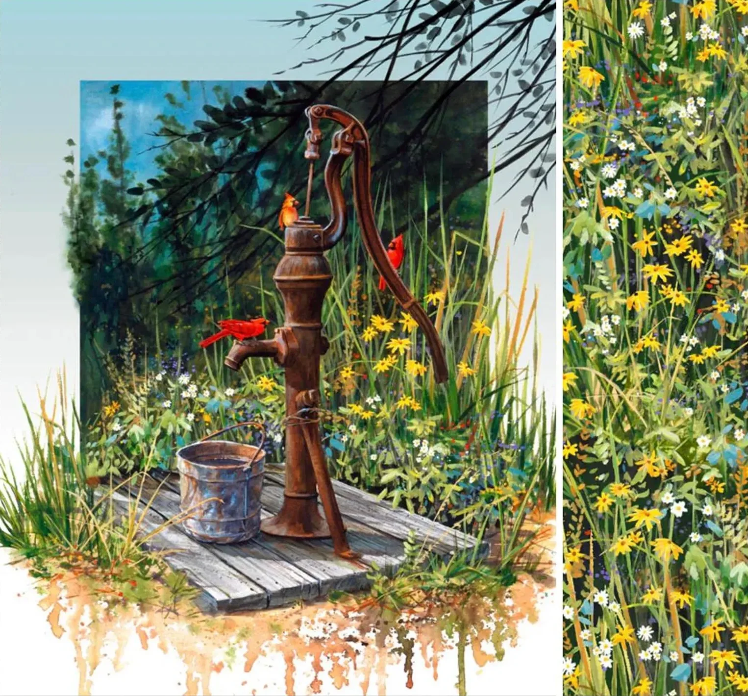 Meadow Perch - Holzplanken