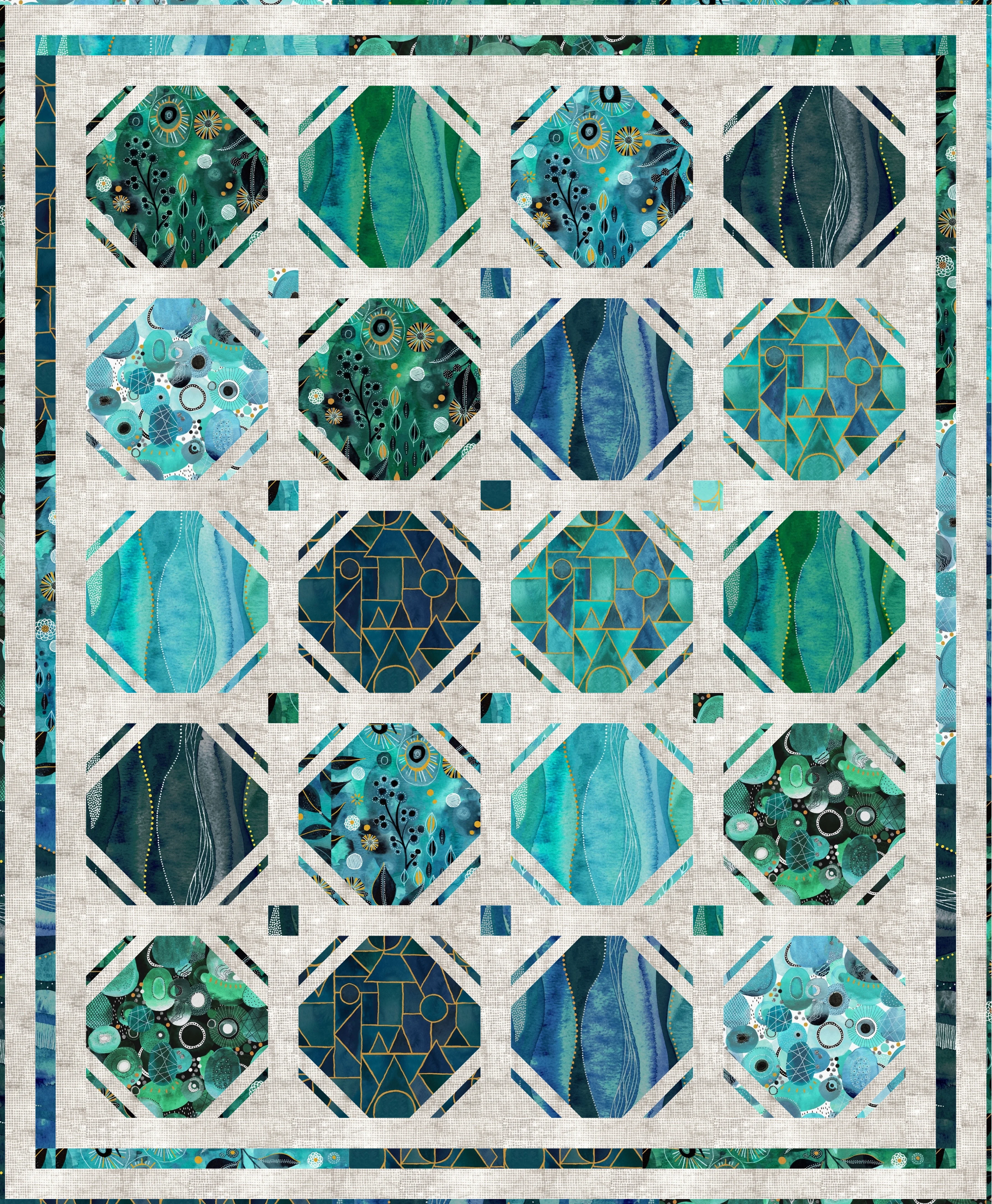 Meer & Sand - Quilt Kit