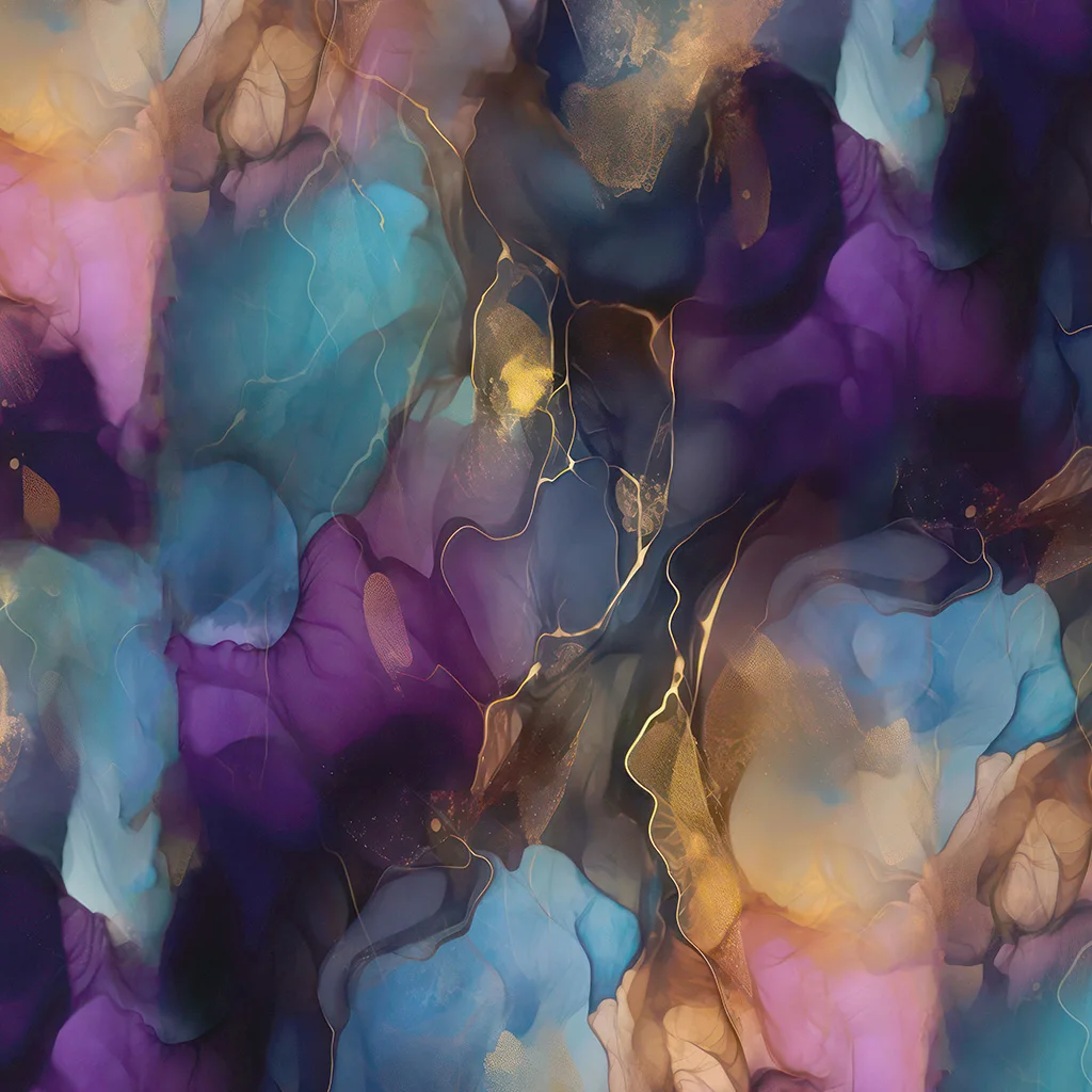 Midnight Flora - Jewel Texture