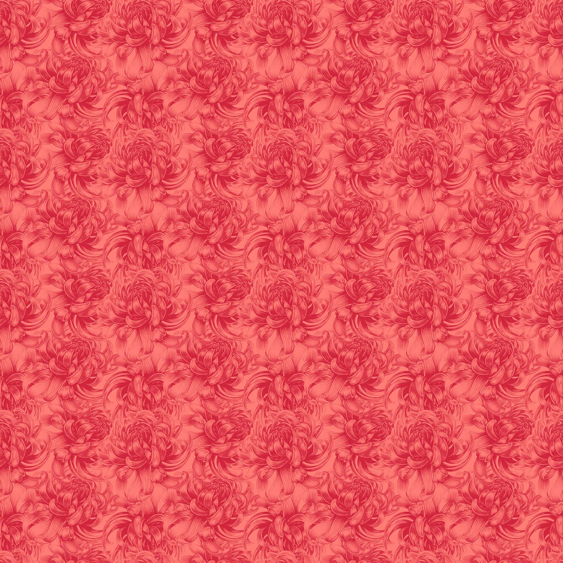 Morning Blossom - Chrysanthemen ton in ton rot