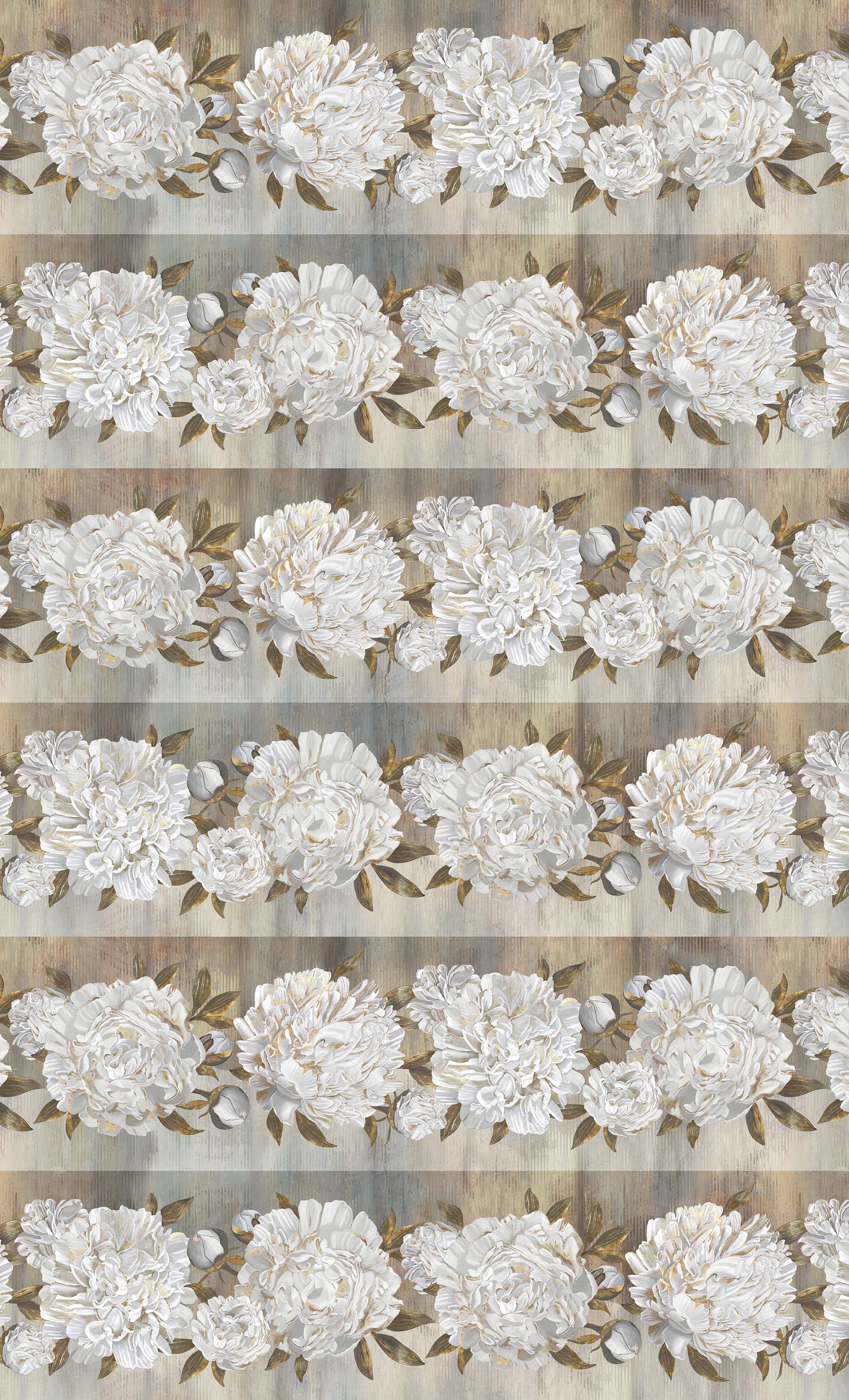 Ophelia - weiße Blüten bordürenartig - 1 Stück = 2,30 Meter