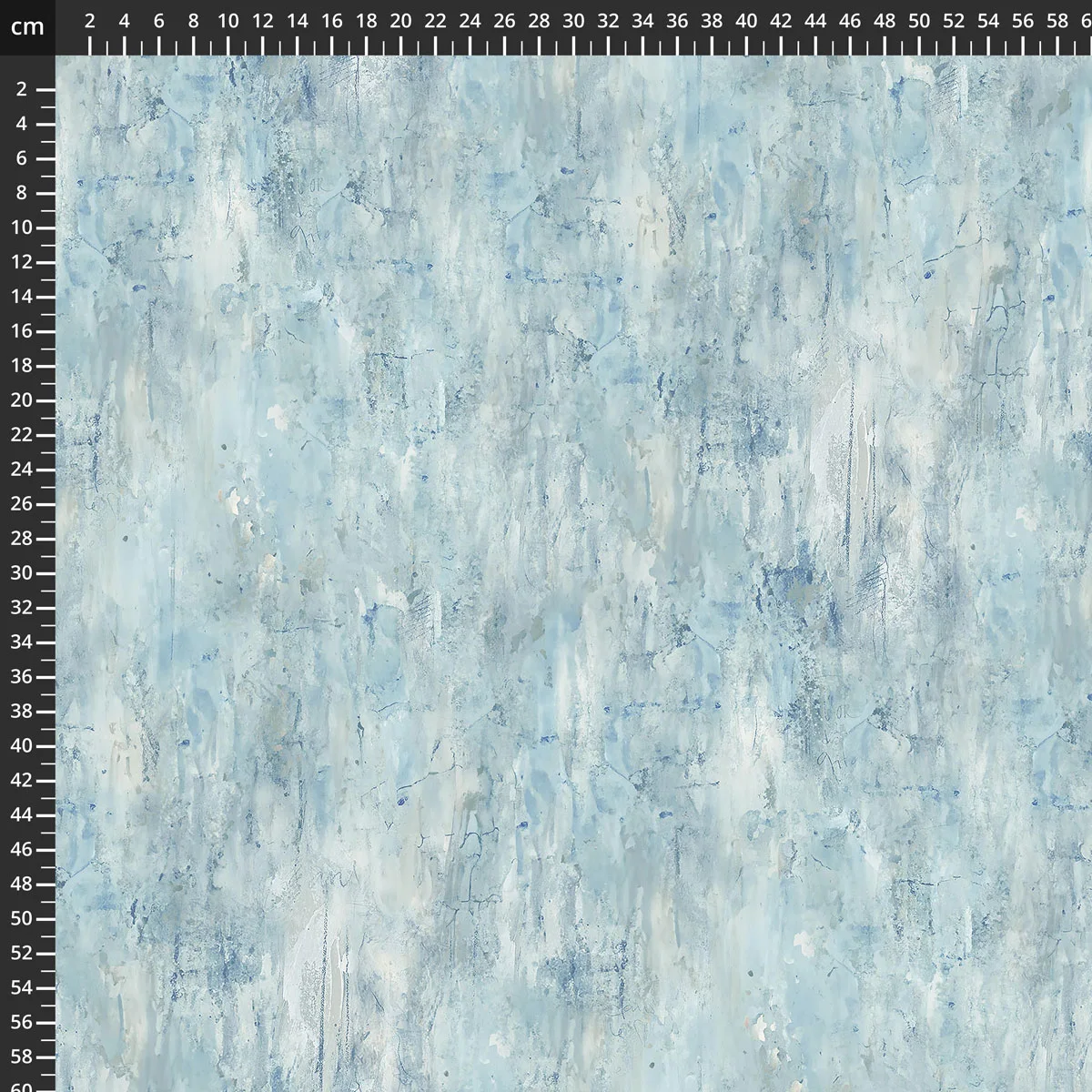 Poppy Meadow - Wash Texture blue