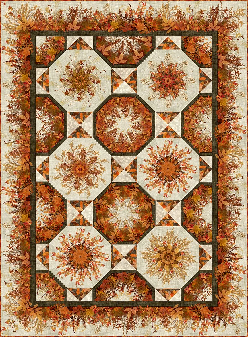 Reflections of Autumn Kaleidoskop - Quilt Anleitung