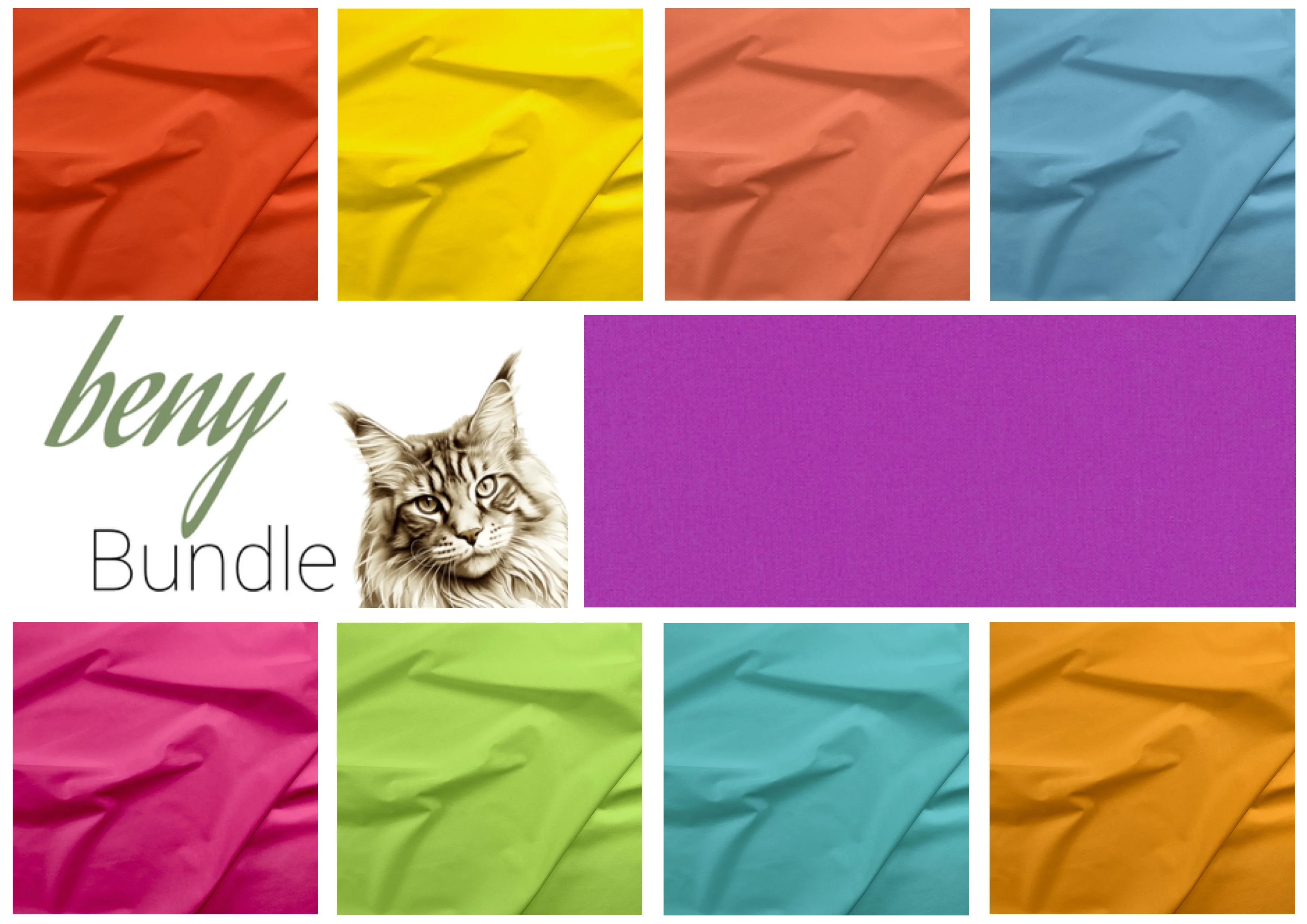 Solids for Graywork - Fat Quarter Bundle